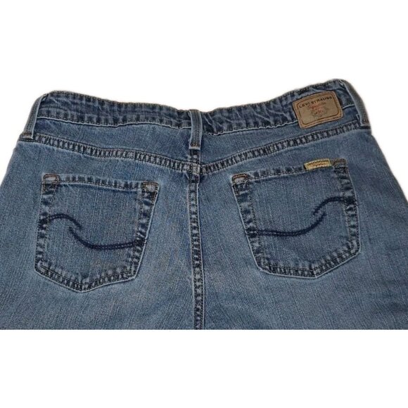 Levi Strauss Women's Size 12 Blue Jeans 32x30 Bootcut - Picture 3 of 6